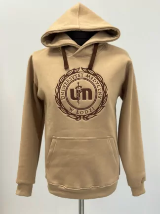 Bluza z herbem UM - beżowa